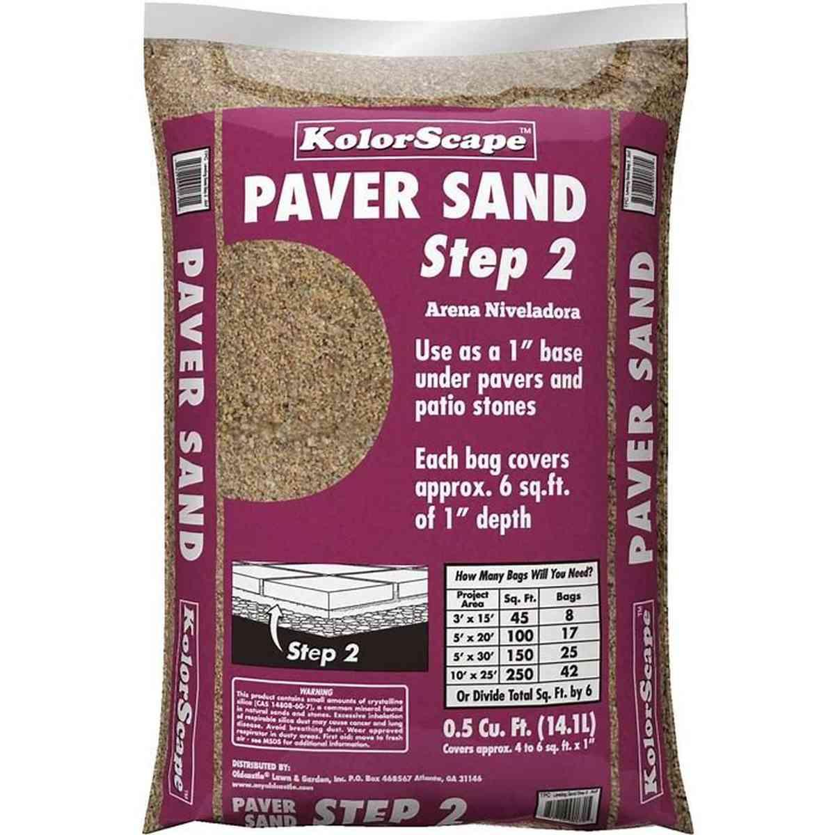 Garden Pro Paver Sand 1/2Cf