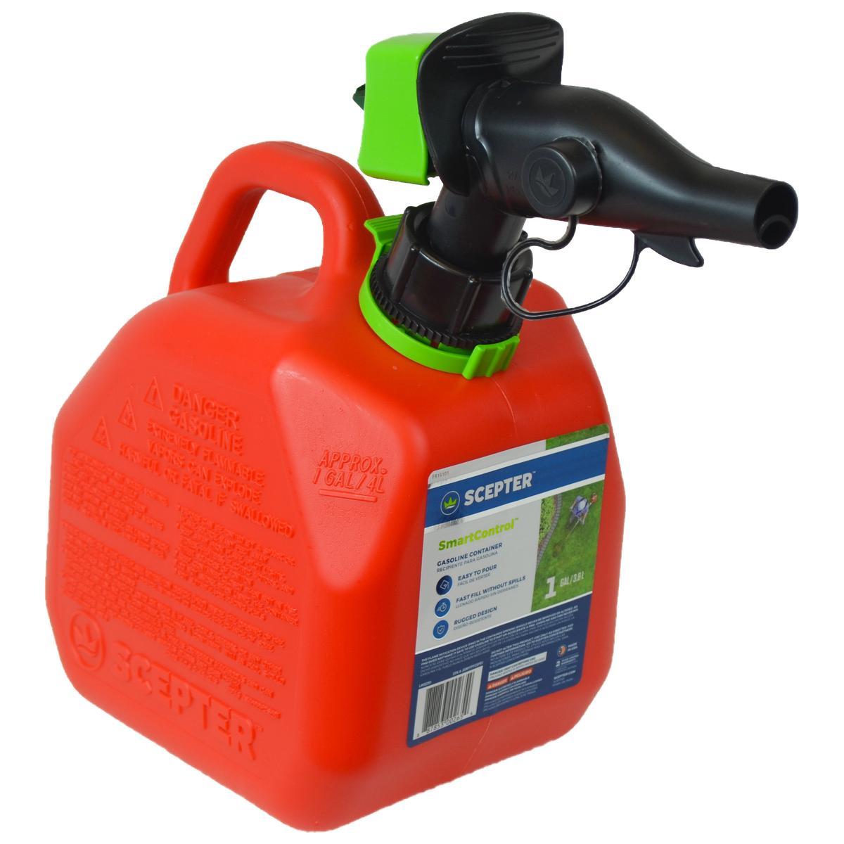 Scepter FR1G101 Gas Can 1 Gallon HDPE Red