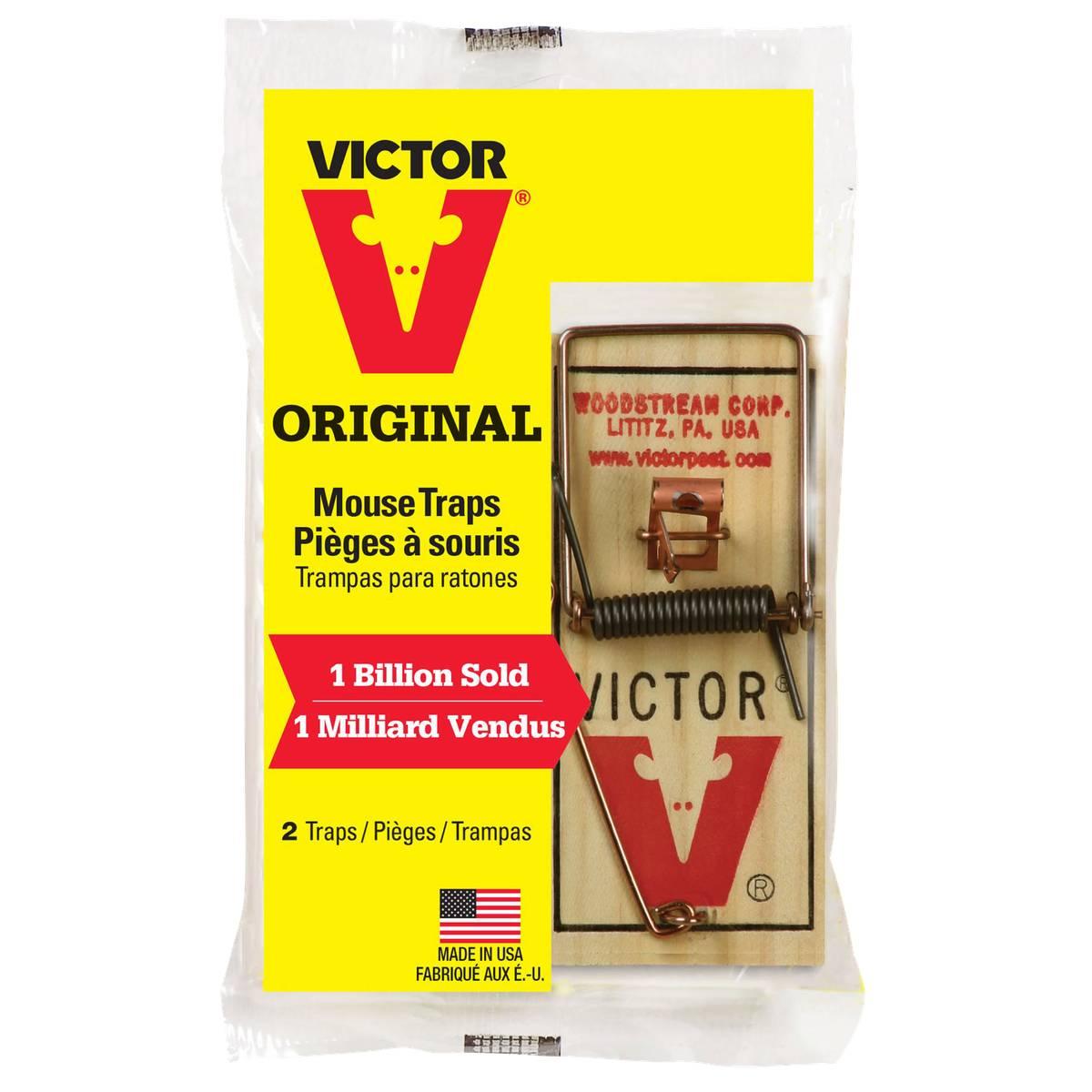 VICTOR WOODEN MOUSE TRAP 2 PK