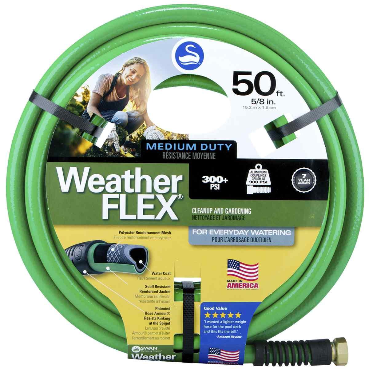 5/8" X 50' WEATHER GARDEN HOSE
