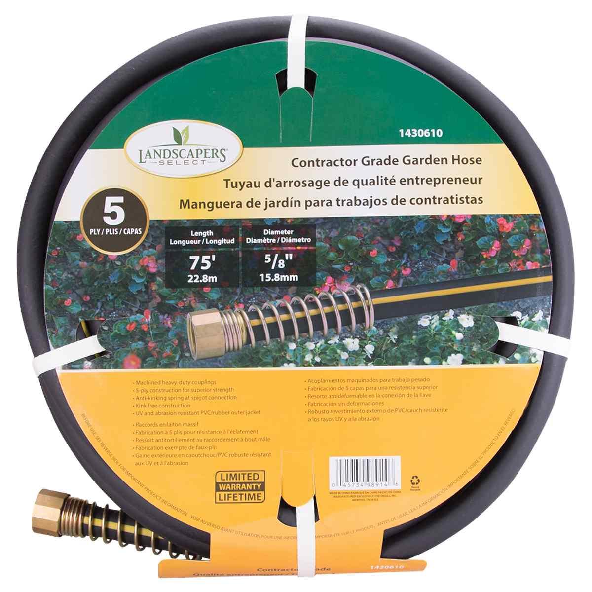 5/8" X 75' HEAVY DTY GARDEN HOSE