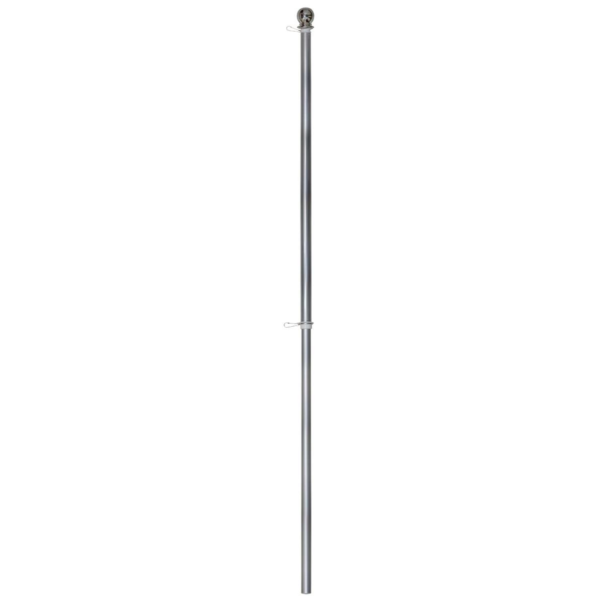 FLAG POLE ALUMINUM WITH RINGS