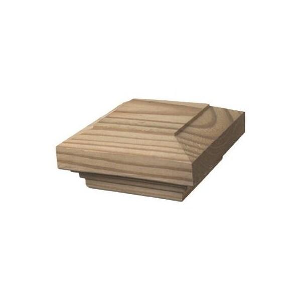 6x6 Fancy Pressure-Treated Southern Yellow Pine Post Cap