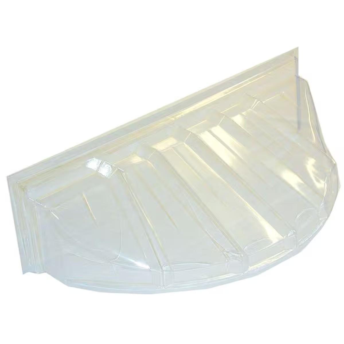 Maccourt W4217-1 Window Well Cover, 17 in L, 42 in W, Plastic