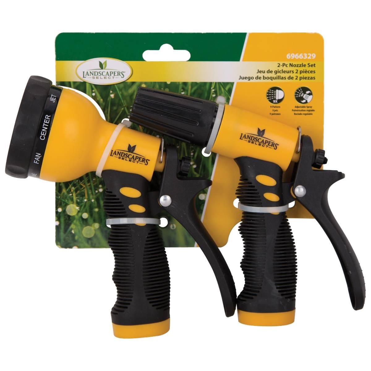 9-PATTERN/3-WAY NOZZLE 2PK