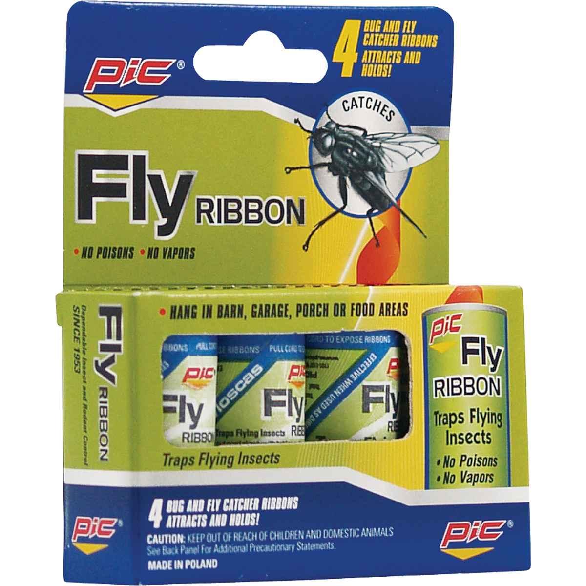 FLY CATCHER RIBBON 4PK