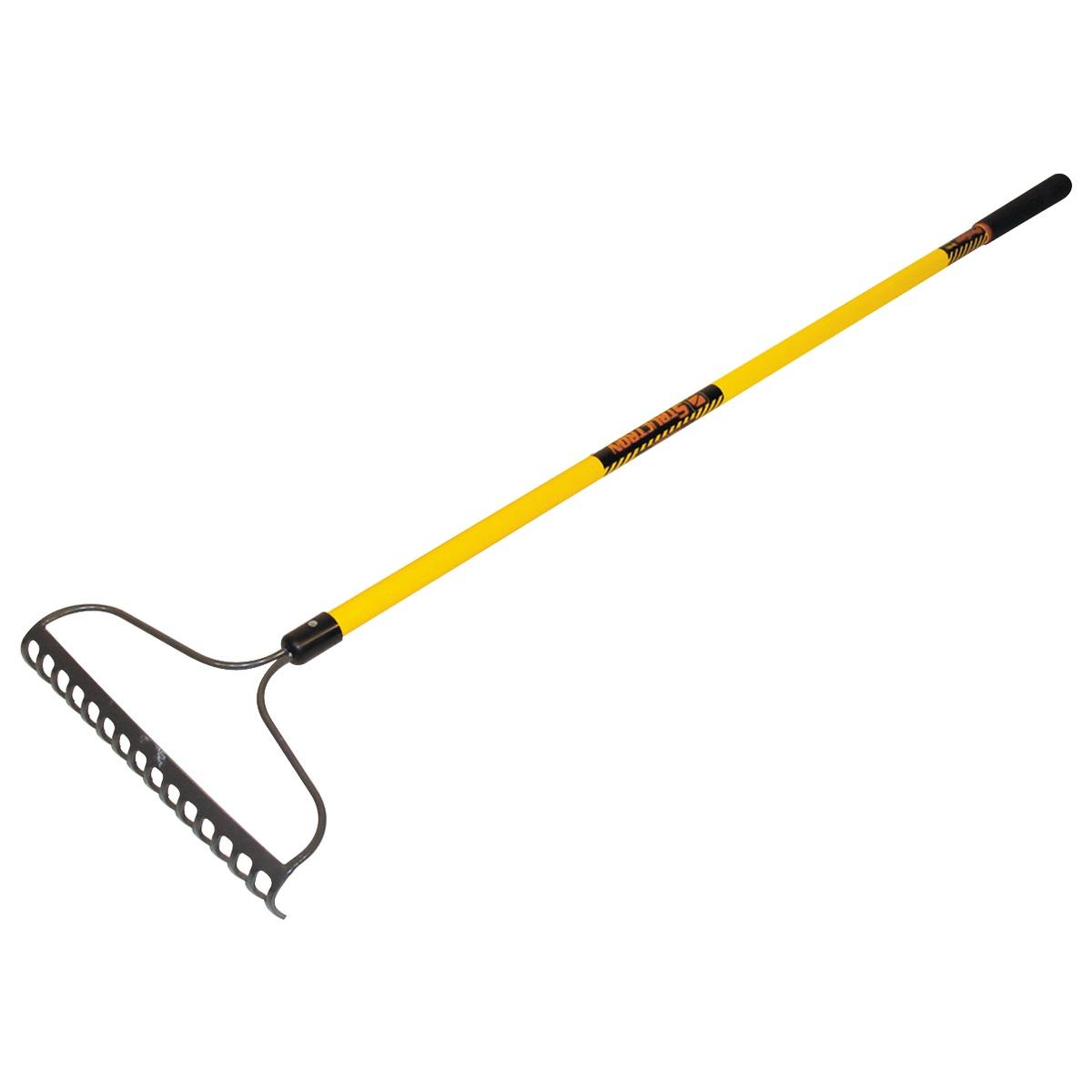 Super Duty Series Bow Yard Rake, 16-Tine, 16 in Head