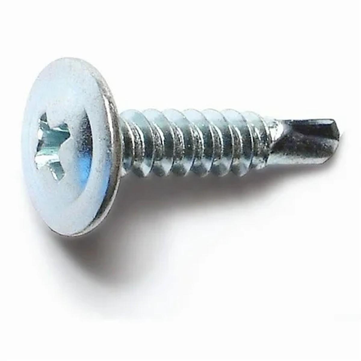 #8-18 x 3/4 in Zinc Plated Steel Modified Phillips Truss Head Self-Drilling Screws 217-Pieces