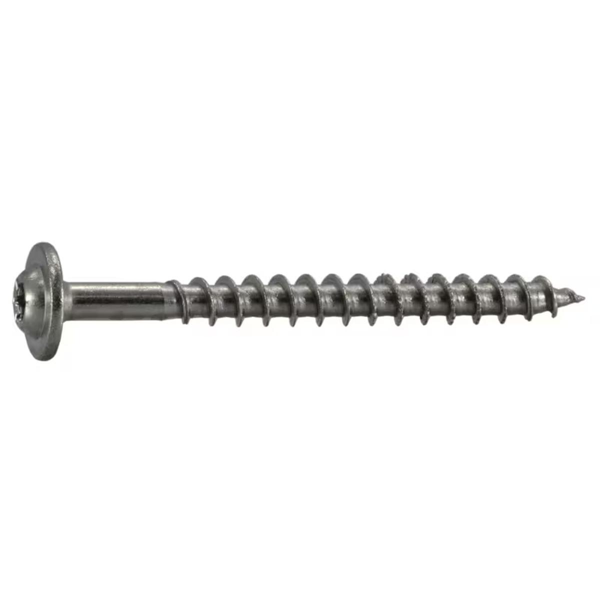 5/16 x 3 in SaberDrive 304 Stainless Steel Construction Lag Screws T30 Star Drive 30-Pack