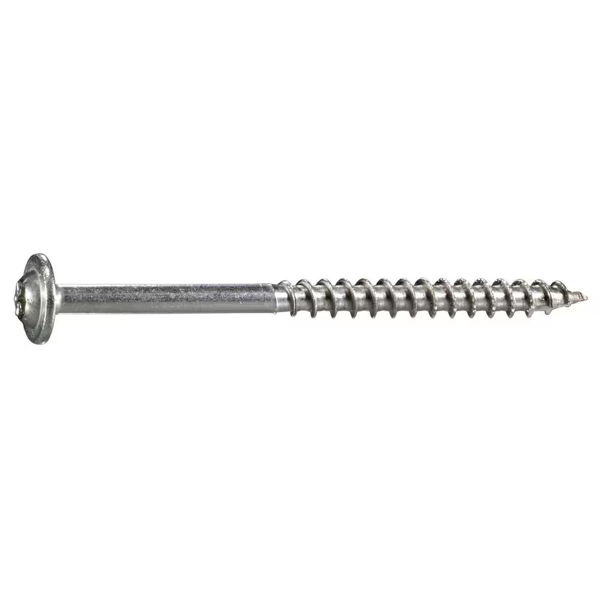 5/16 x 4 in SaberDrive 304 Stainless Steel Construction Lag Screws T30 Star Drive 30-Pack