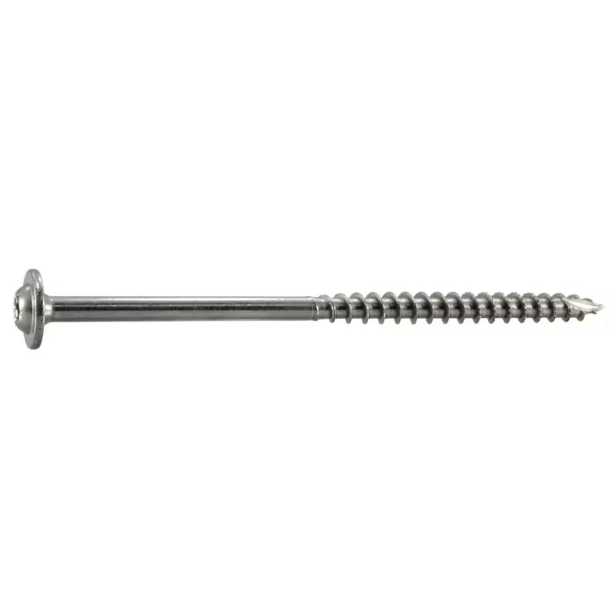 5/16 x 5 in SaberDrive 304 Stainless Steel Construction Lag Screws T30 Star Drive 25-Pack
