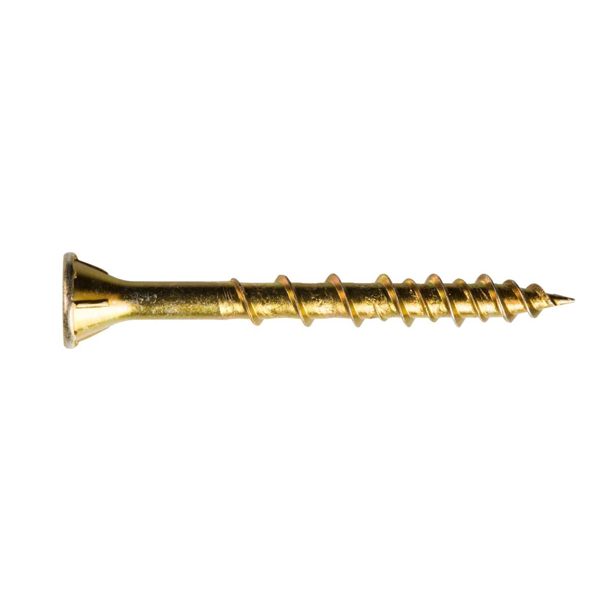 Quikdrive #9 x 1-3/4 in. Star Drive Rimmed Flat Head Collated Subfloor Screws 2000 Pack Alt #1
