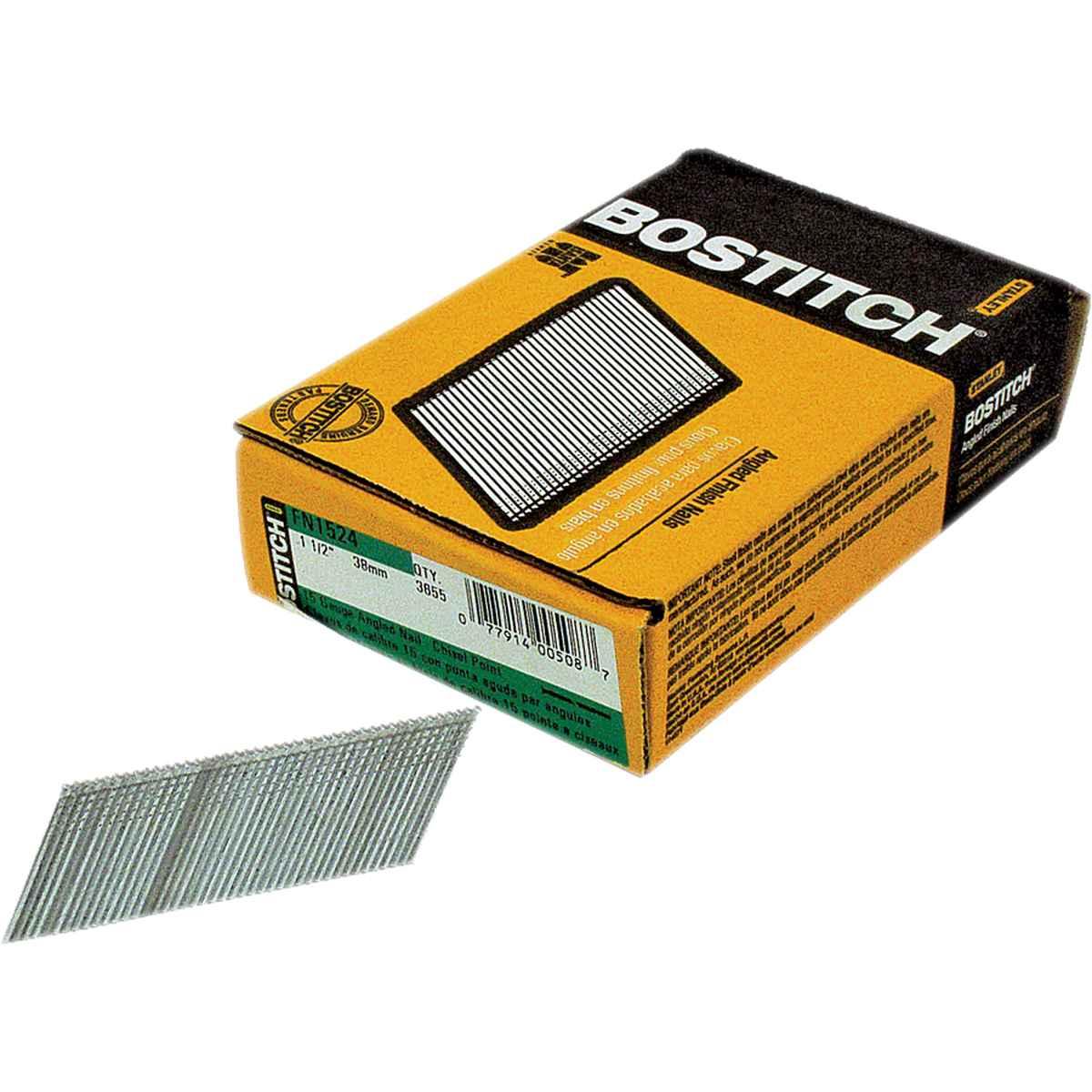 FINISH NAIL 1 1/2" 15GA ANGLED