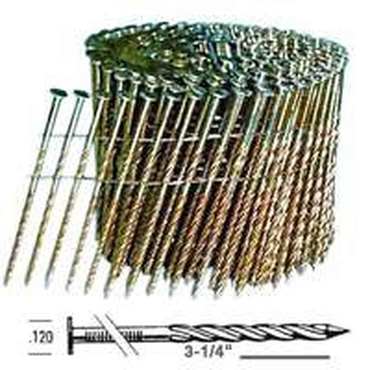 COIL NAIL 3 1/4" 12DS GALV