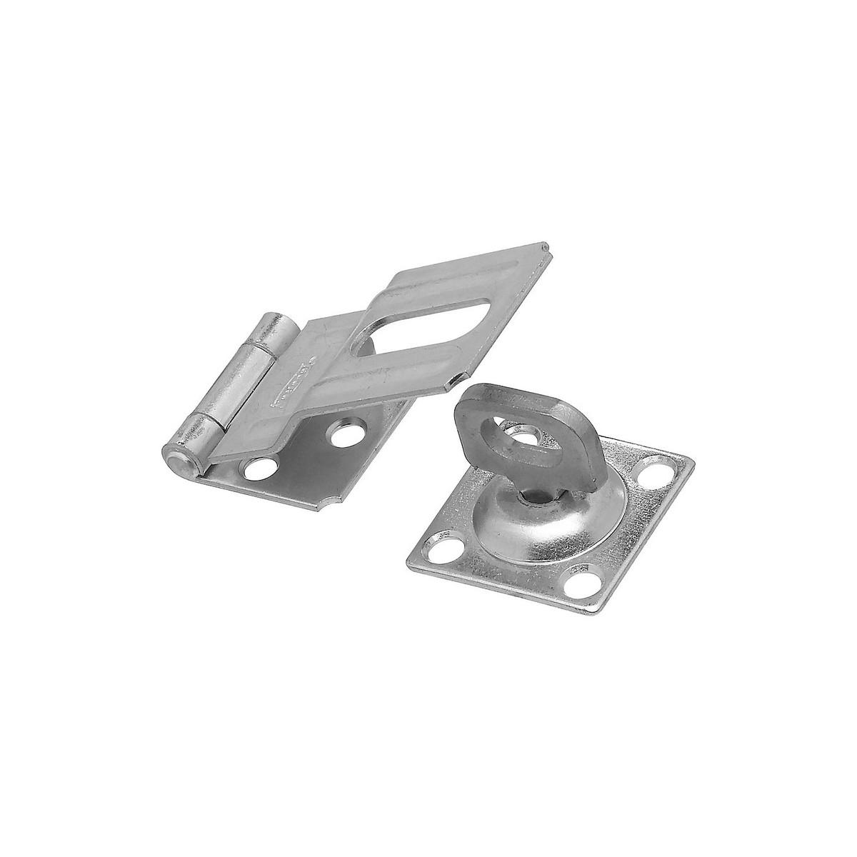 National Hardware V32 Series Steel Safety Hasp, 3-1/4" L x 1-1/2" W, Zinc