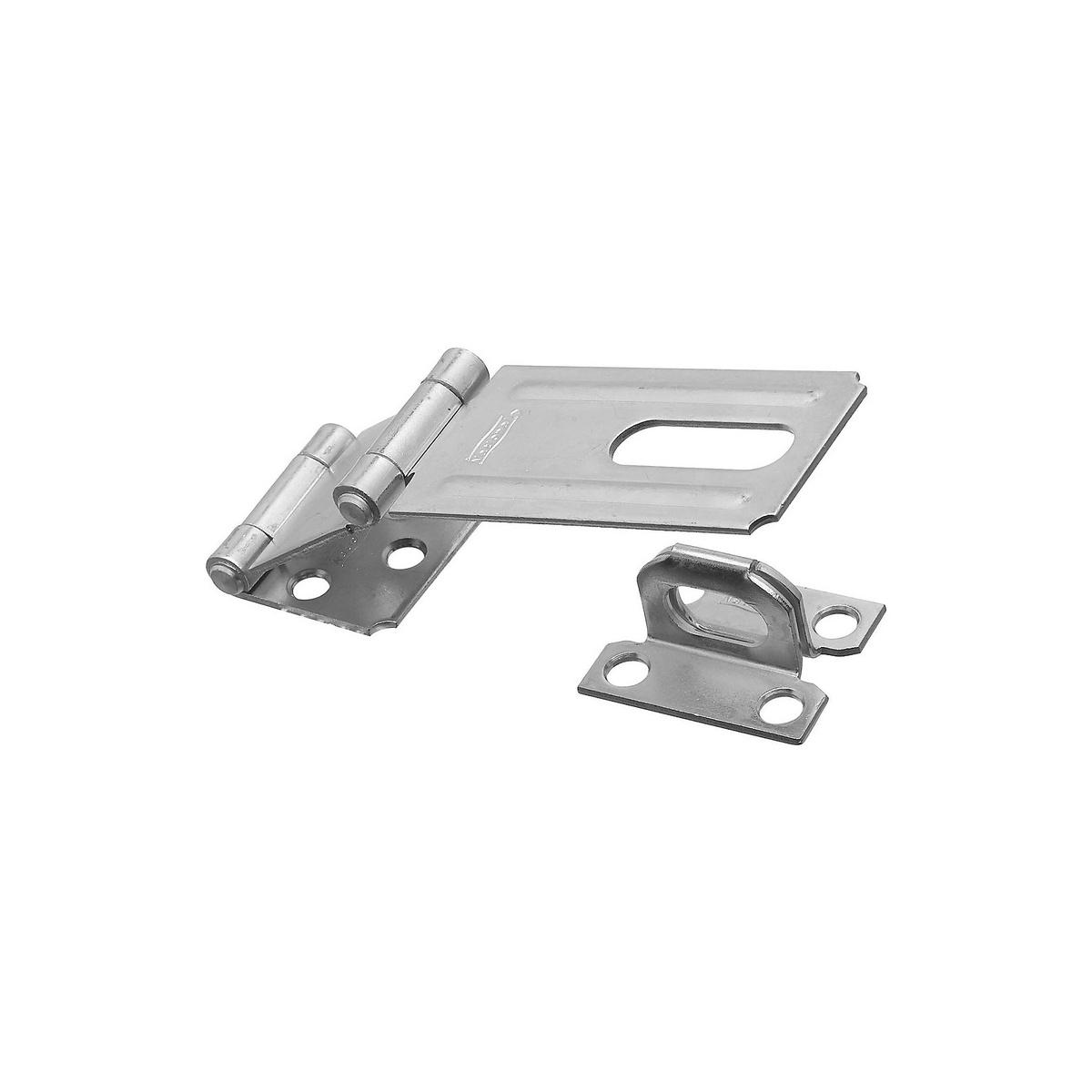 National Hardware V34 Series Steel Safety Hasp, 3-1/4" L x 1-1/2" W, Zinc
