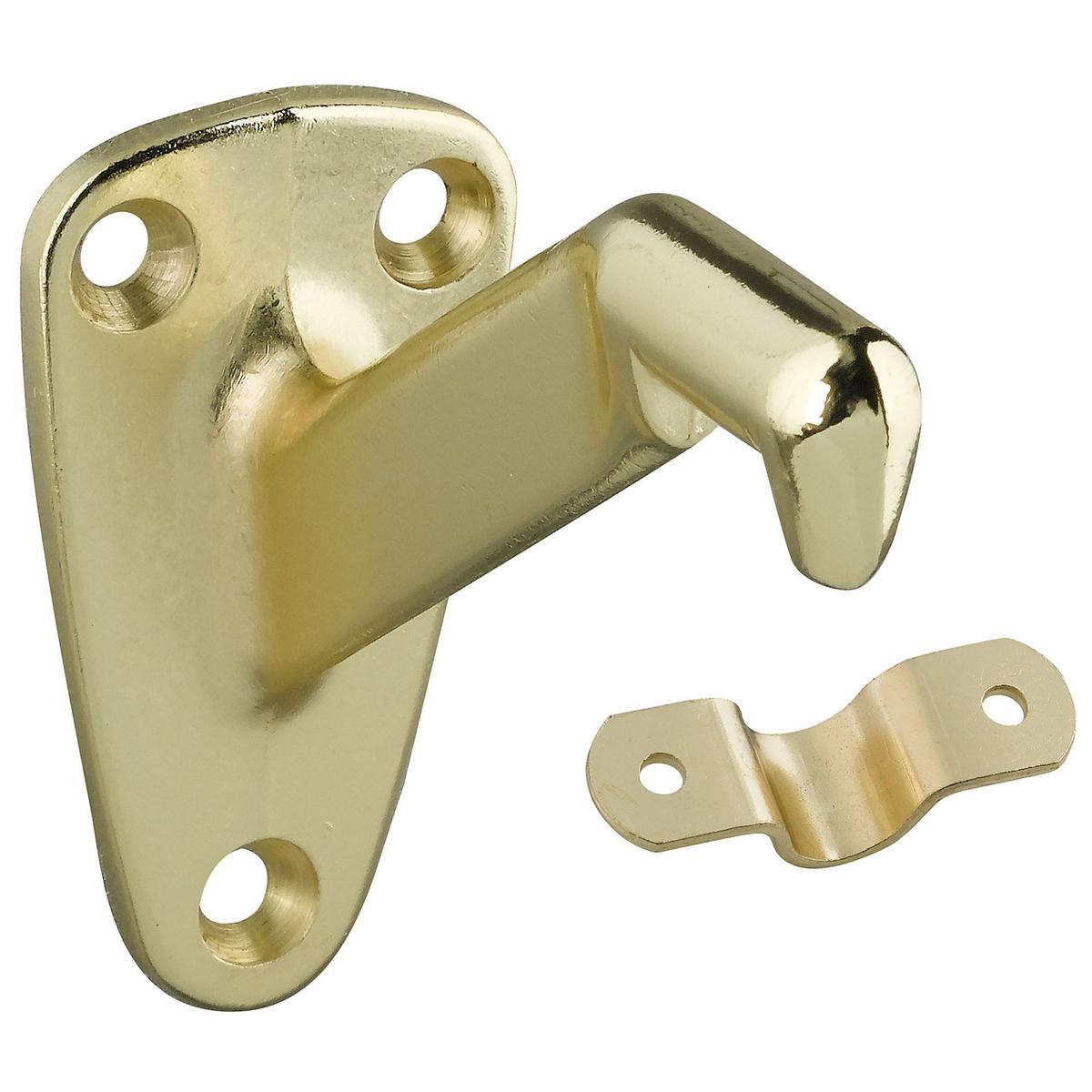 National Hardware Brass Zinc Handrail Bracket