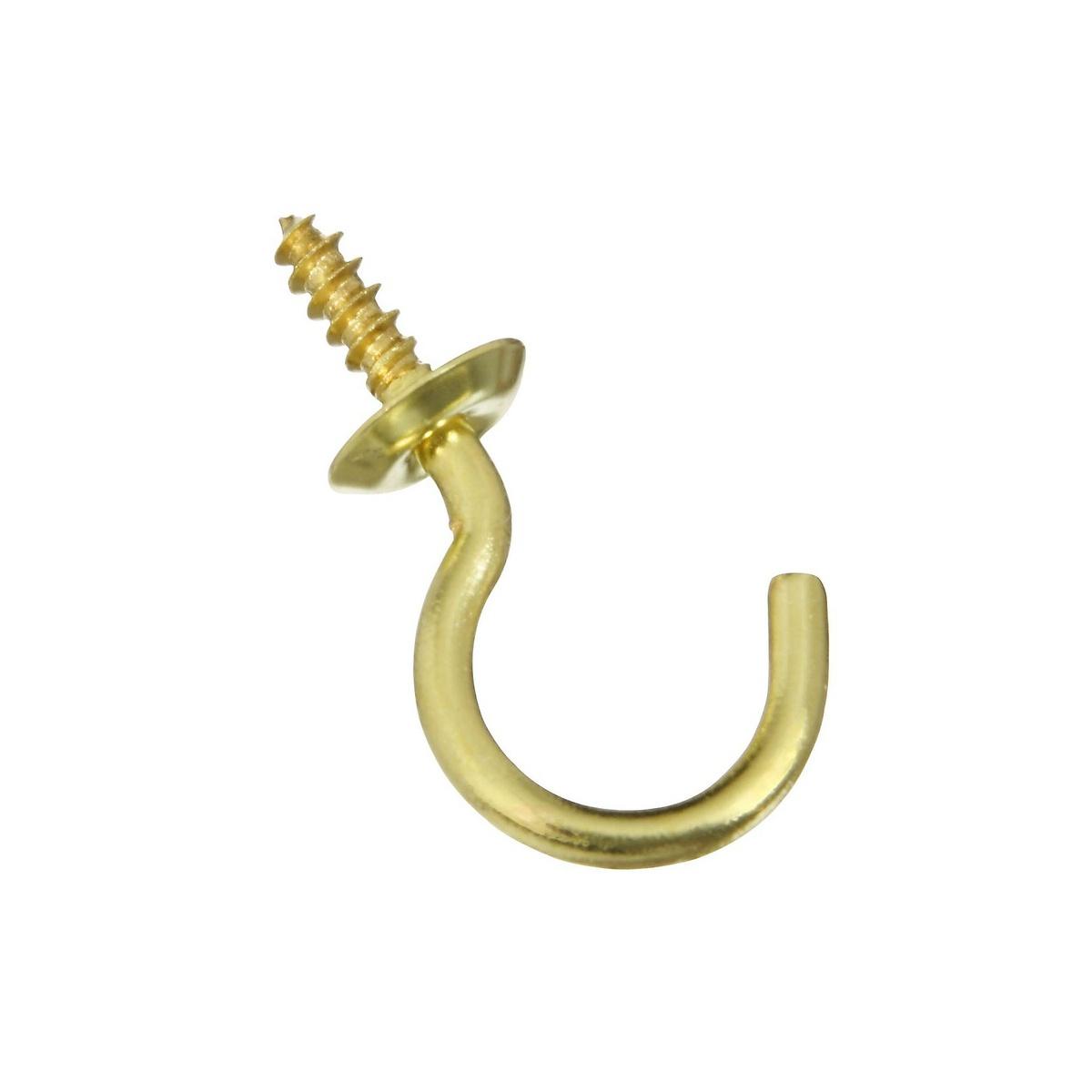 7/8" CUP HOOK BRASS