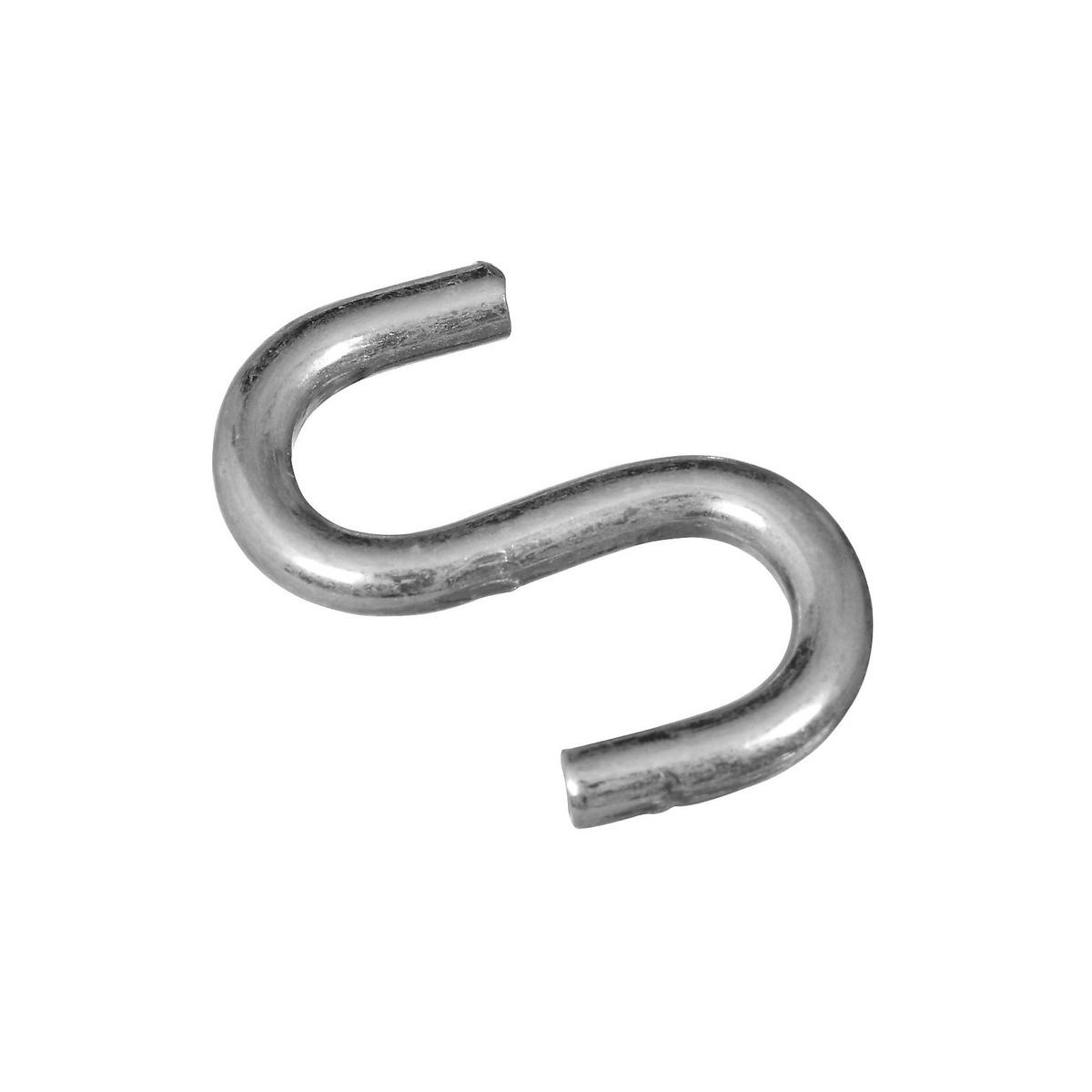 1-1/2" HEAVY OPEN S HOOK ZINC