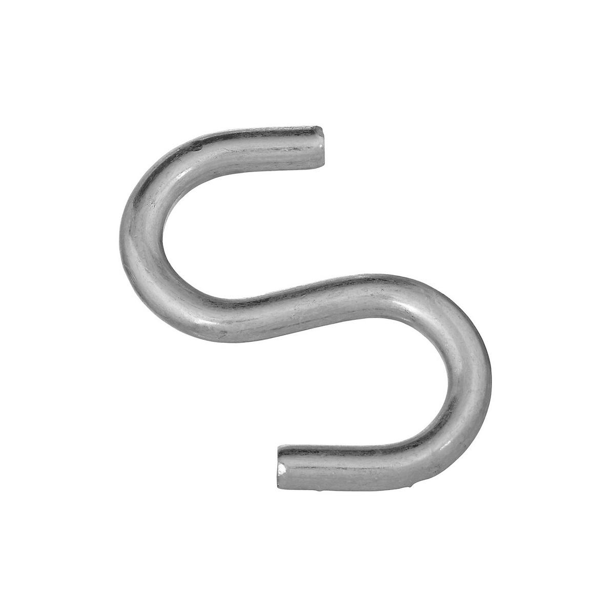 3" HEAVY OPEN S HOOK ZINC
