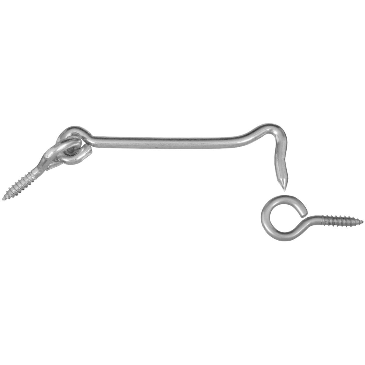 GATE HOOK & EYE 6" ZINC PLATED