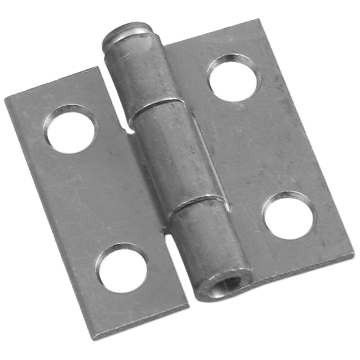 National Hardware Steel 1" Narrow Hinge, Zinc
