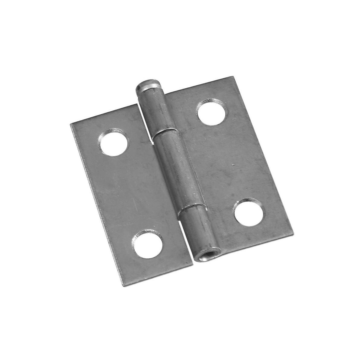 National Hardware Steel 1-1/2" Narrow Hinge, Zinc