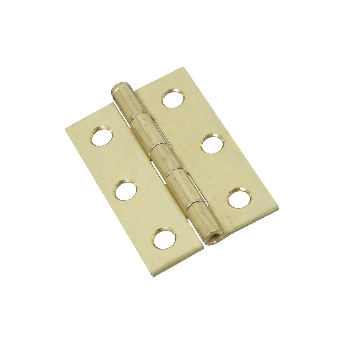 National Hardware Steel 2-1/2" Narrow Hinge, Brass