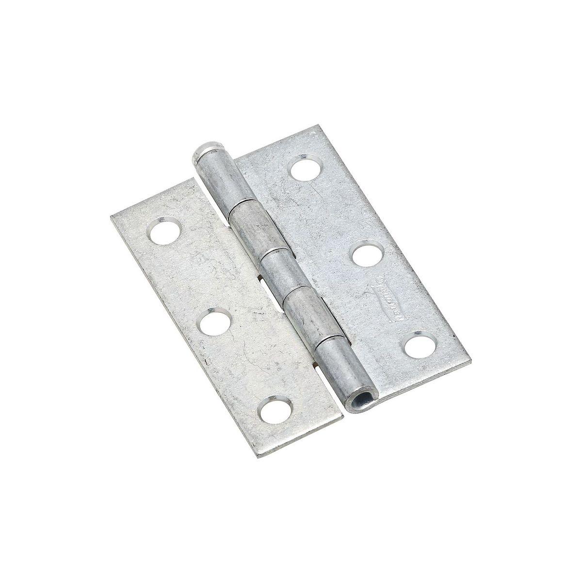 National Hardware Steel 3" Narrow Hinge, Zinc