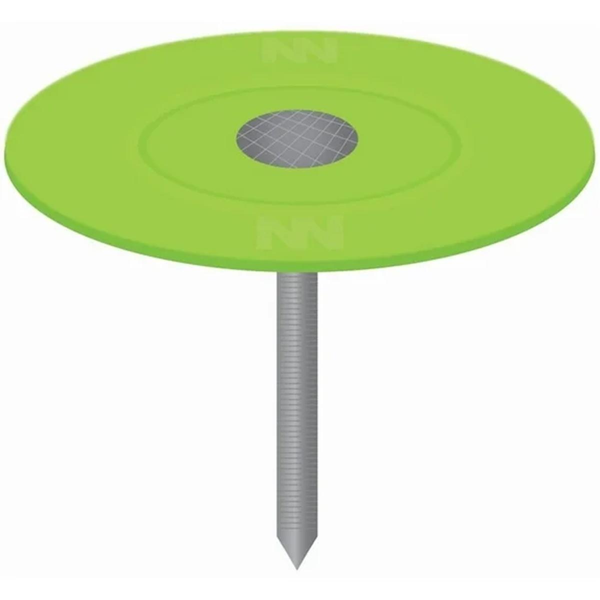 1-in Plastic Round Cap Roofing Nails 1-Lb
