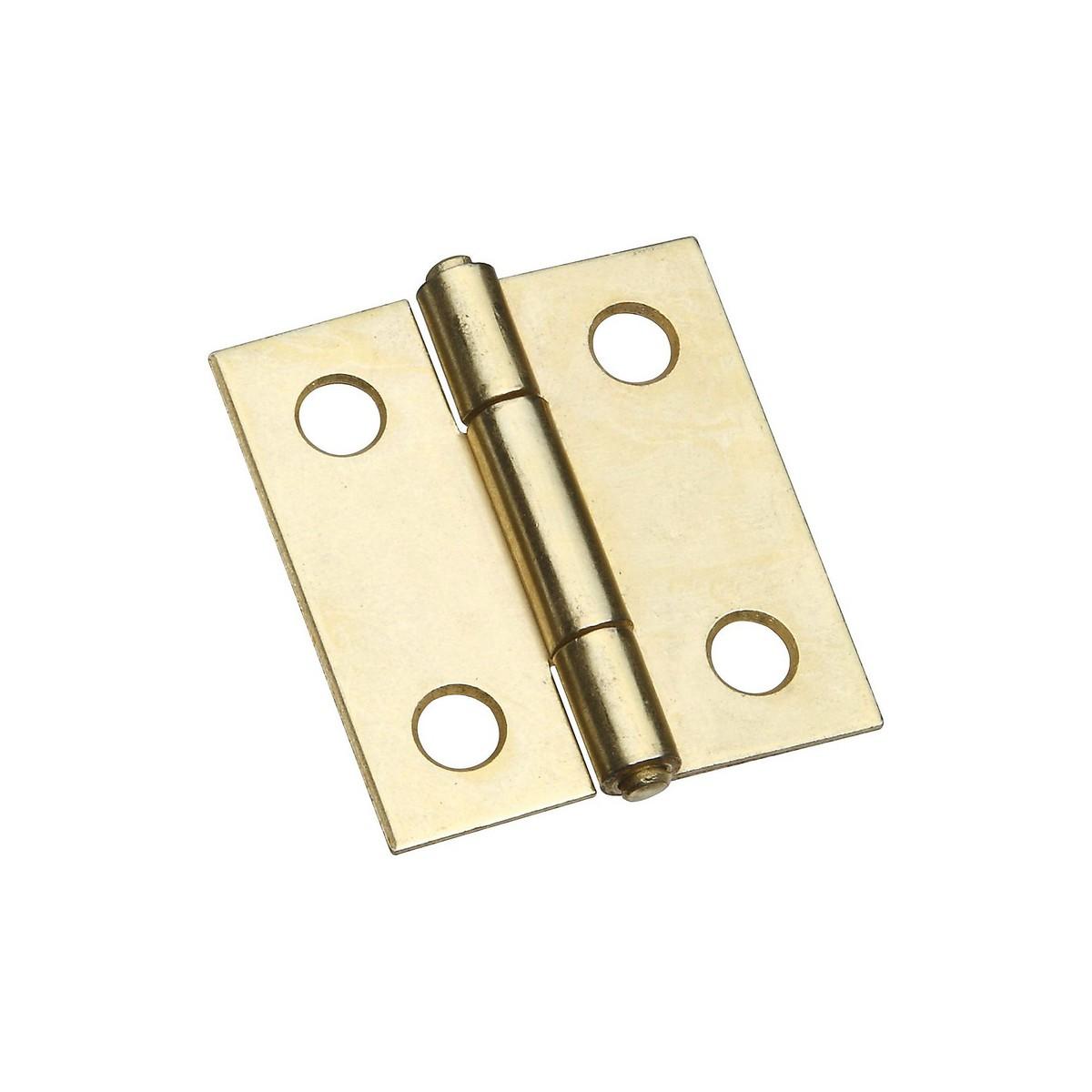 National Hardware 1-1/2" Brass Narrow Hinge