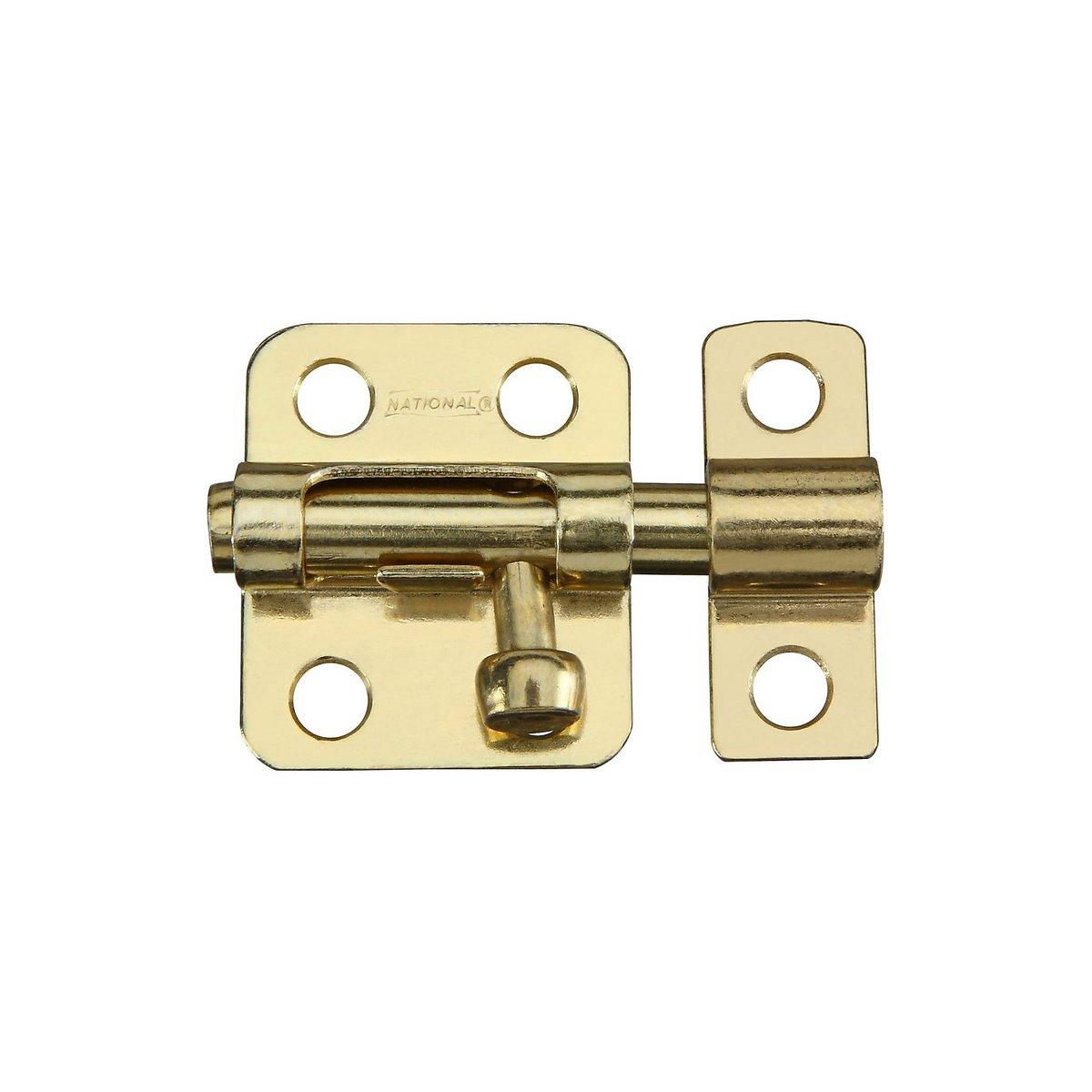 National Hardware 2" Brass Window Bolt