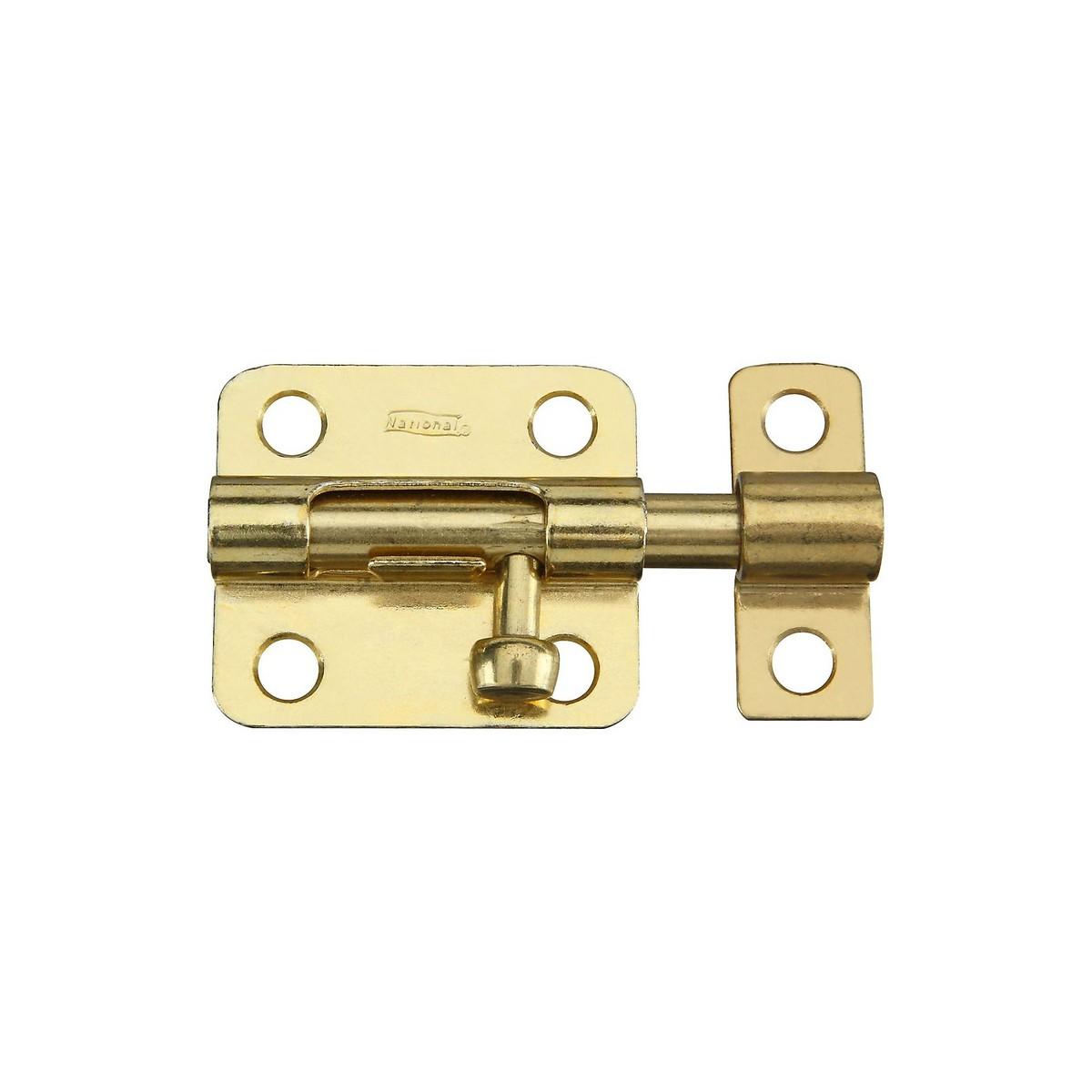 National Hardware 2-1/2" Brass Barrel Bolt