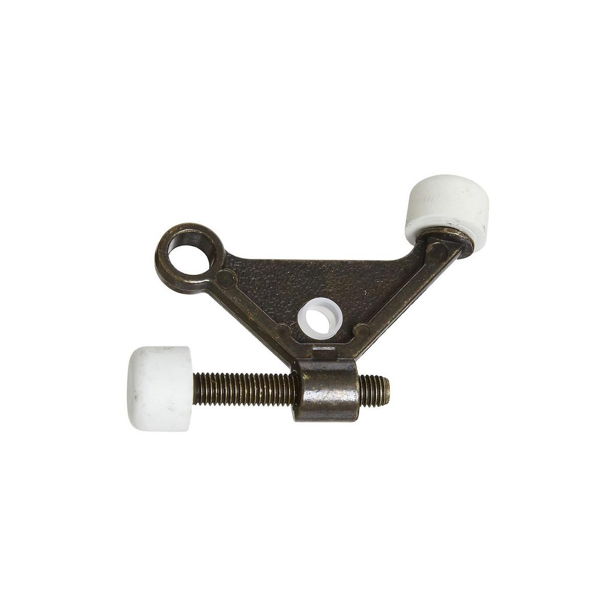 National Hardware Hinge Pin Antique Brass Door Stop
