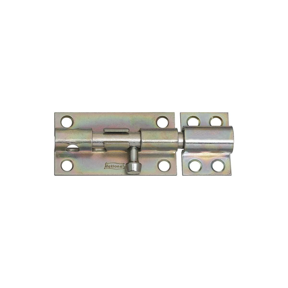 National Hardware 4" Steel Zinc Barrel Bolt