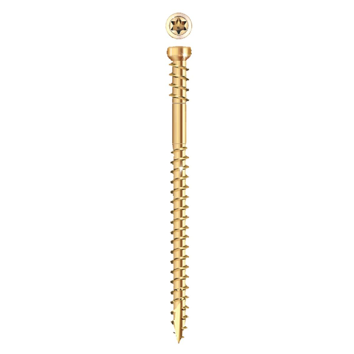 GRK RT Series #8 x 2-1/2 in Star Drive Trim Screws Climatek 100 per Pack Alt #1