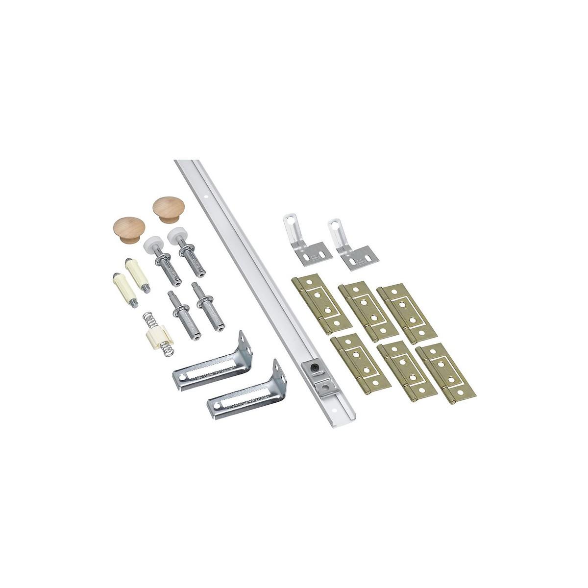 National Hardware 72" Folding Door Hardware Set