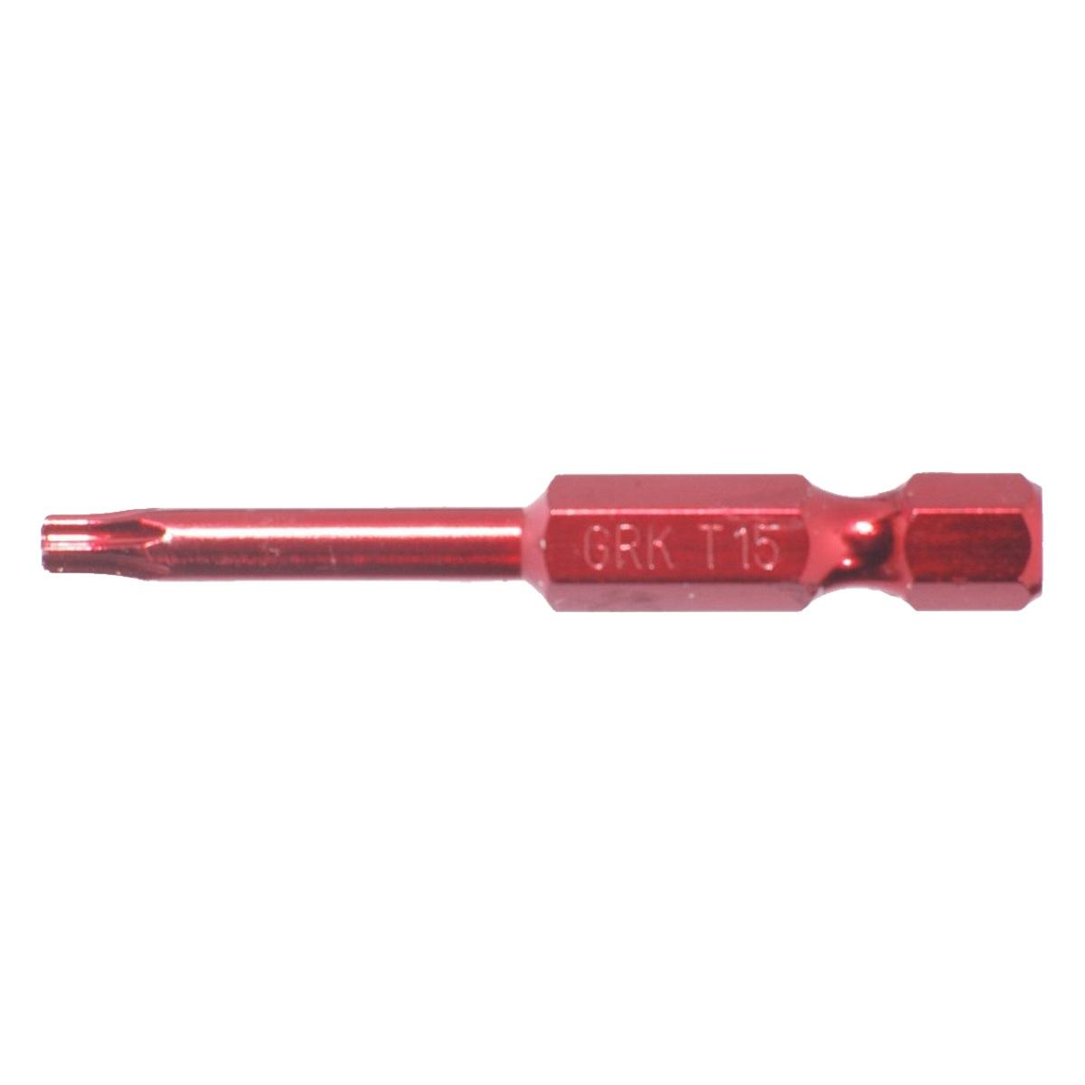2 in L 187427 Drive Bit, T15 Star Drive, Hex Shank 2-Pack