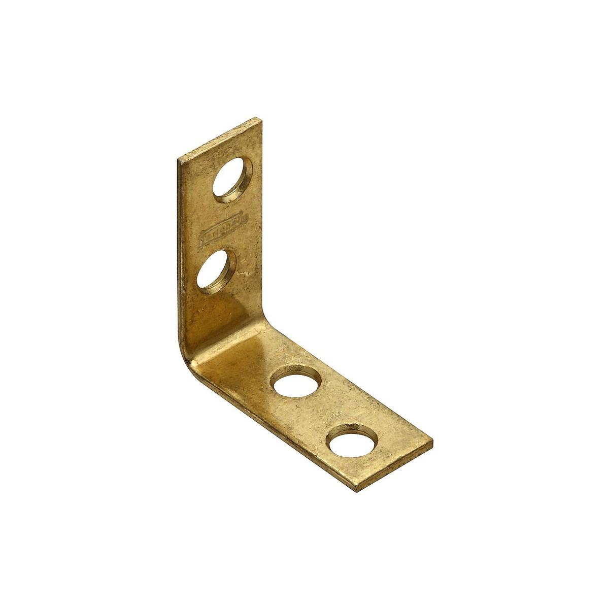 CORNER BRACE 1-1/2X5/8IN BRASS N
