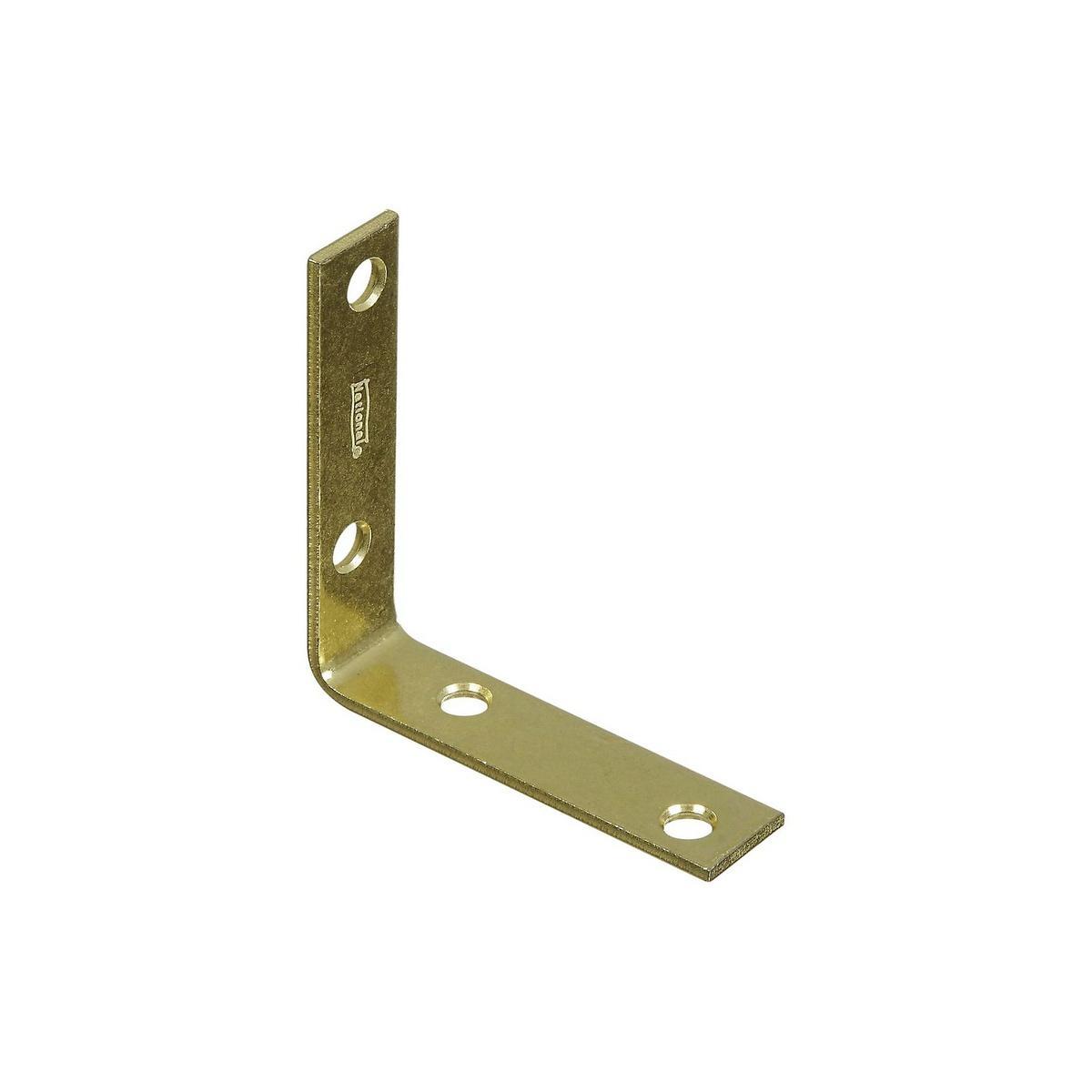 CORNER BRACE 2-1/2X5/8IN BRASS N