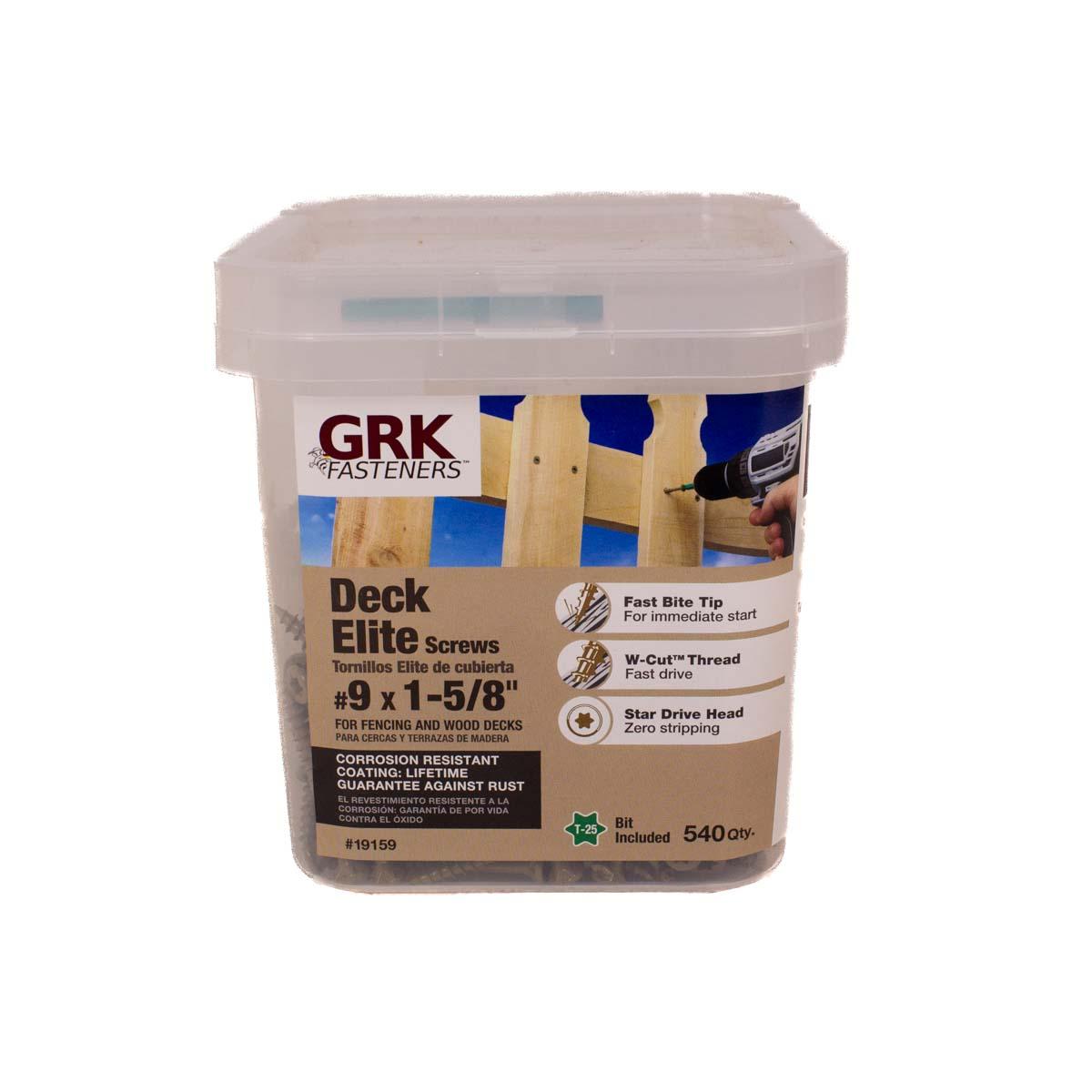 GRK DECK ELITE 9X1-5/8 540CT Alt #1