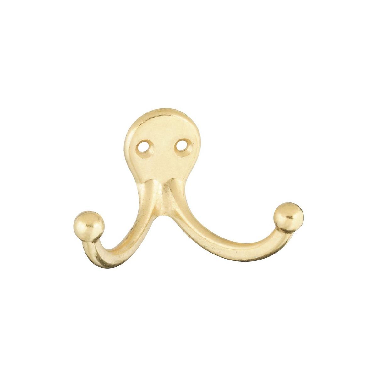 N199224 HOOK COAT/HAT BRASS