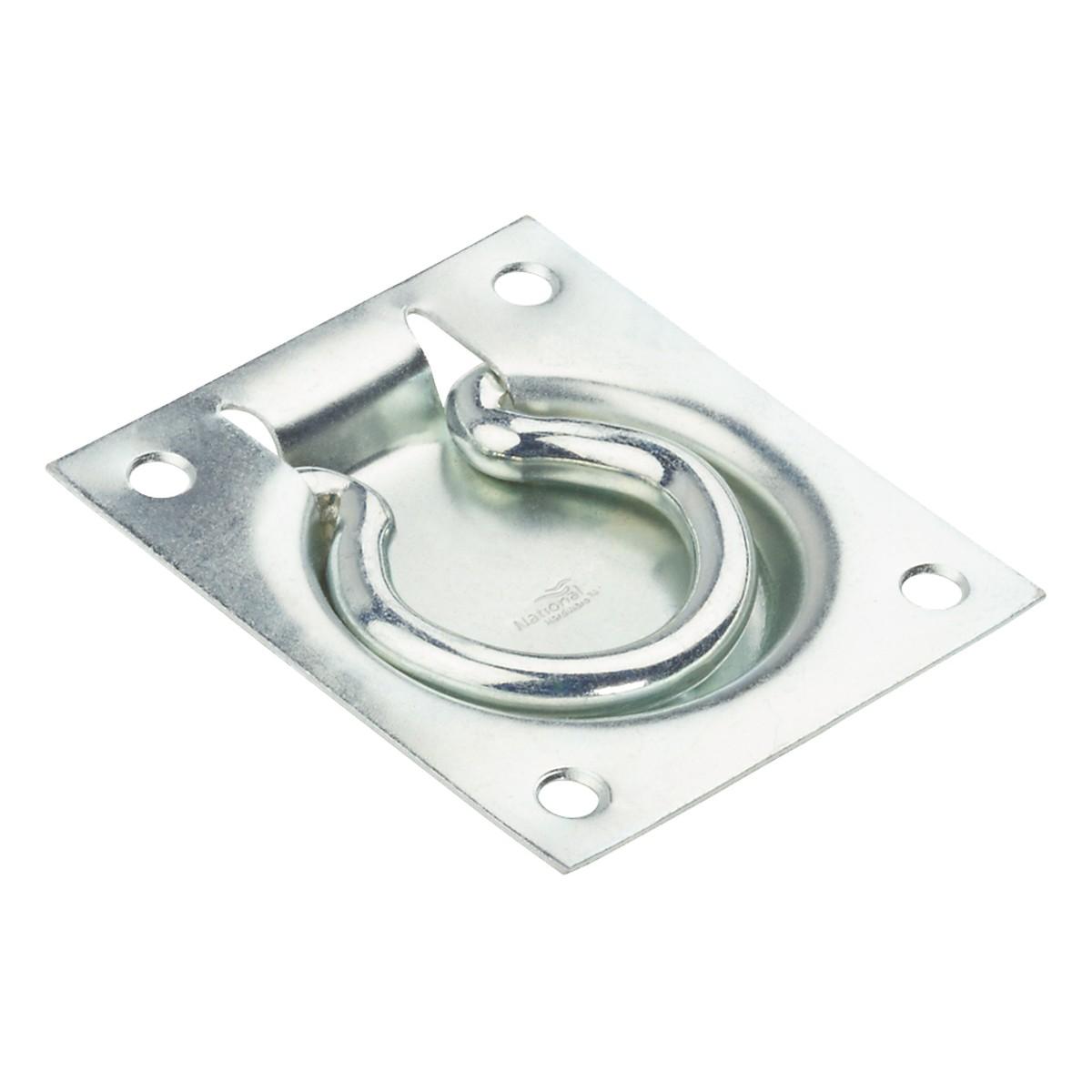 National Hardware Steel Zinc Flush Ring Pull