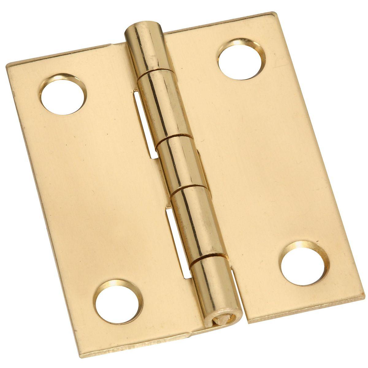 National Hardware Decorative Broad Hinge Solid Brass 1-1/2"