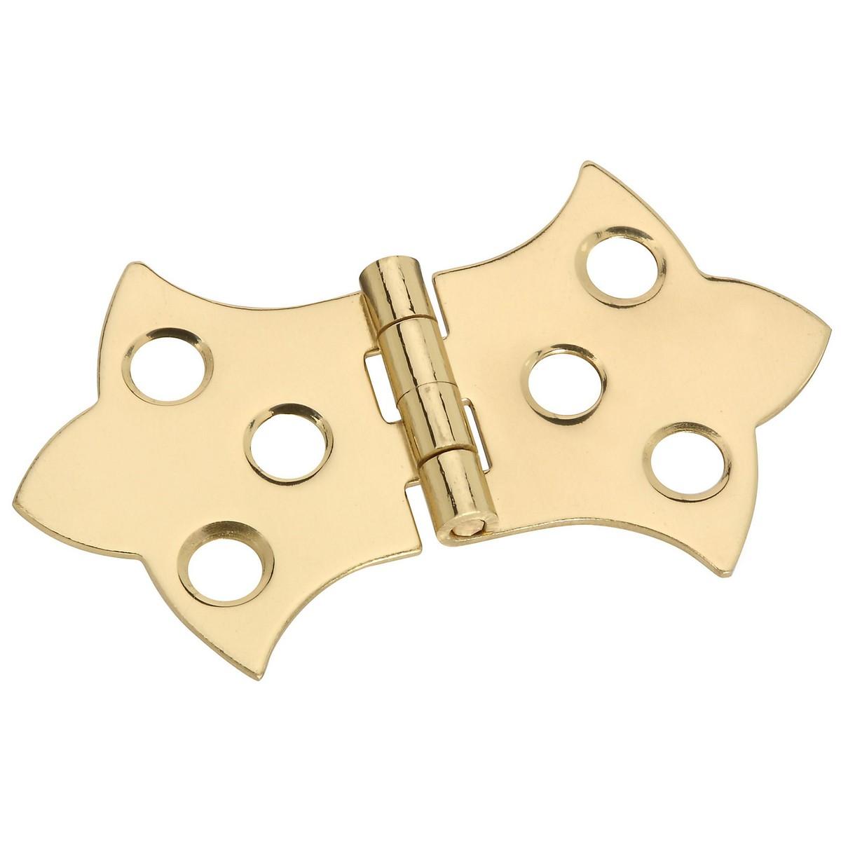 National Hardware Solid Brass Decorative Hinge