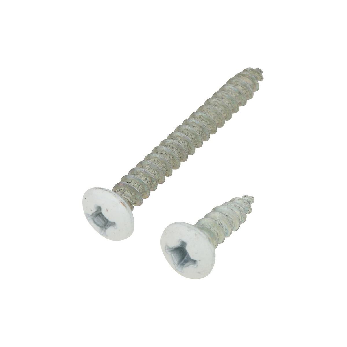 National Hardware White Steel Bracket Screw