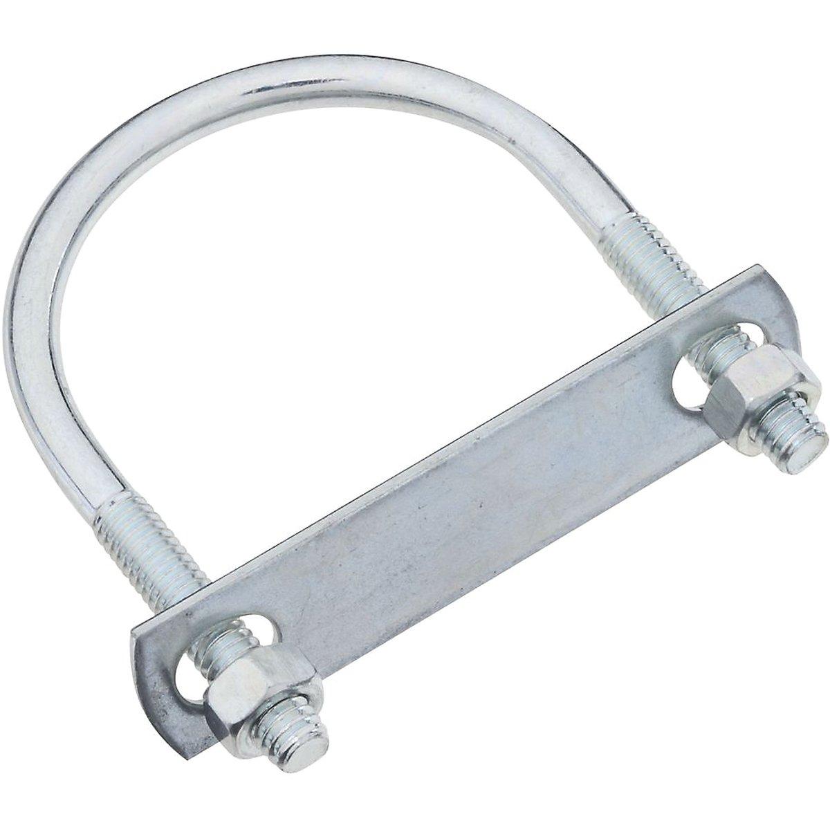 BOLT U W/NUT 5/16X2.5X3.5IN ZN