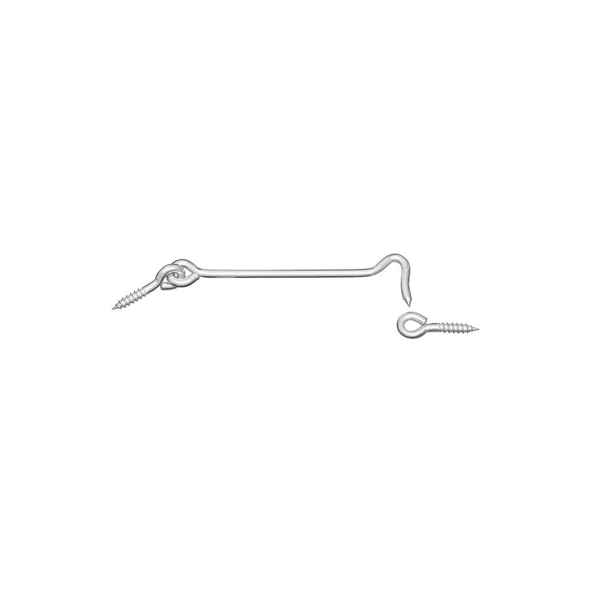 National Hardware Zinc-Plated Steel Hook and Eye