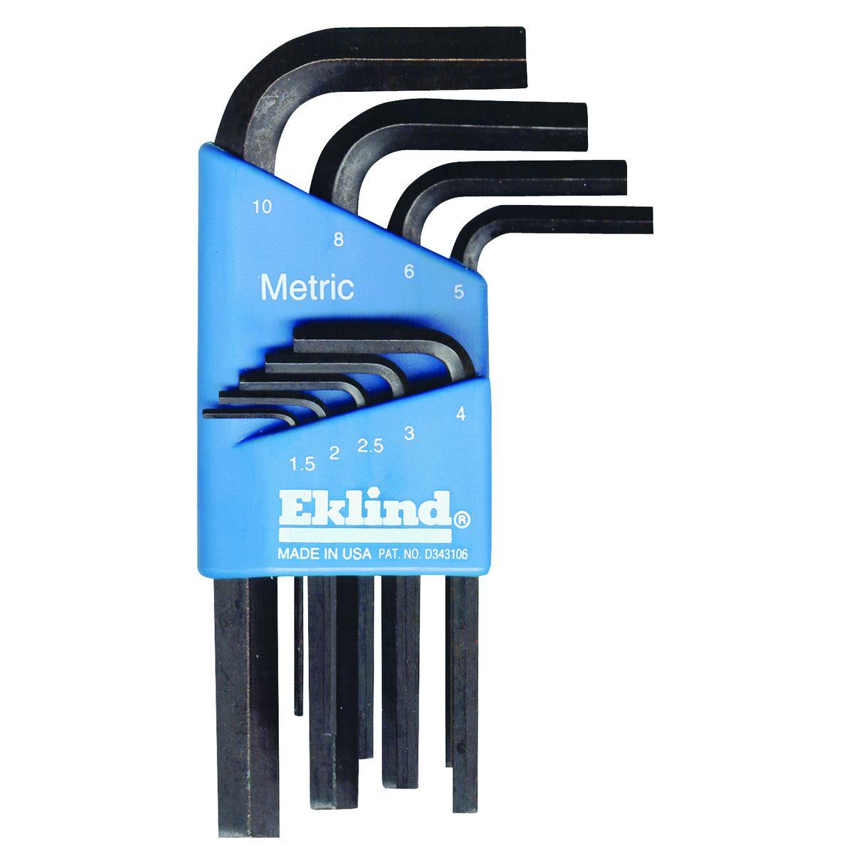 Eklind Black Steel Hex Key Set 9-Piece