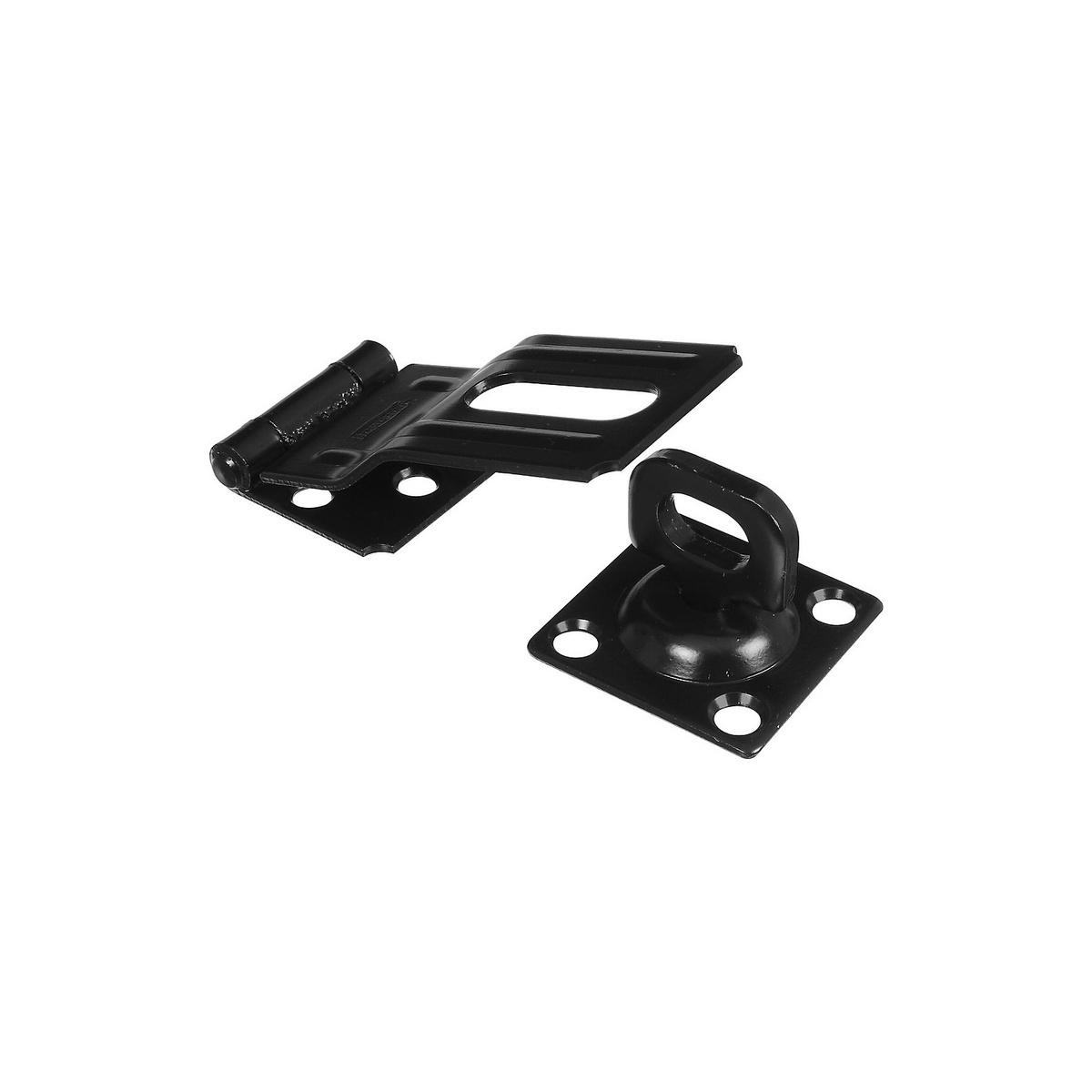 National Hardware Safety Black Swivel Hasp